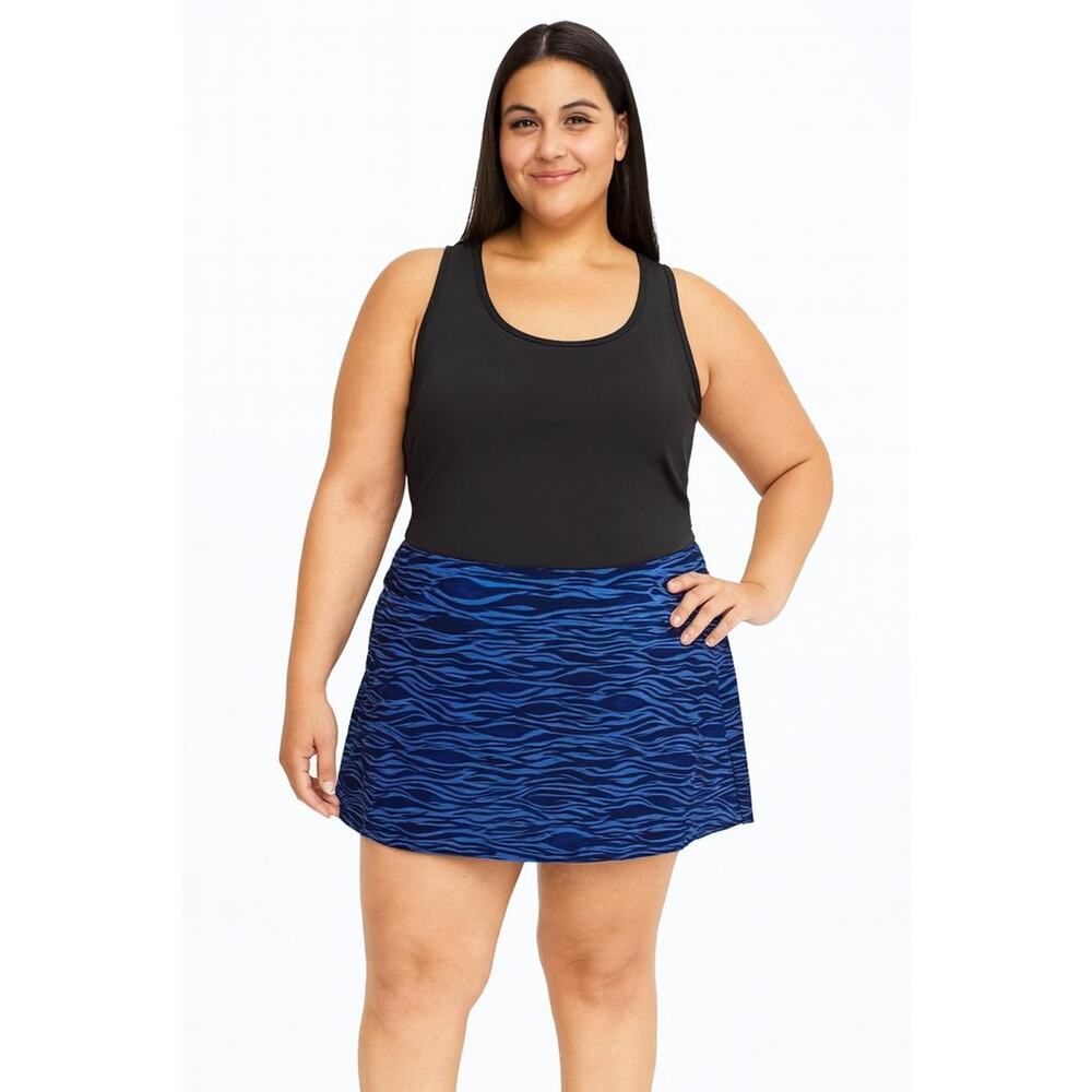 Greg Norman Women's Play Dry Tiger Striped Golf Skort - Size XL, NWT
